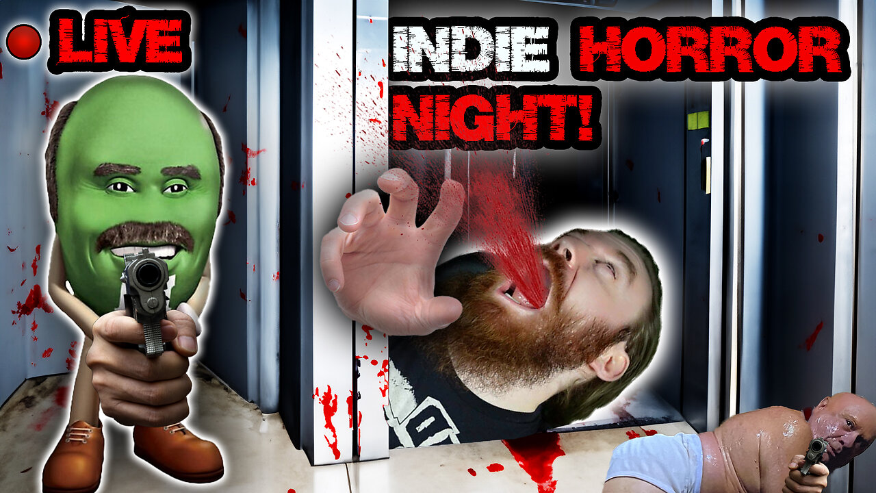 YOU'RE TRAPPED! SCARY ELEVATOR GAMES! Feat. DUMB SMELLY MAN! HE FARDED!! | LIVE INDIE HORROR NIGHT!