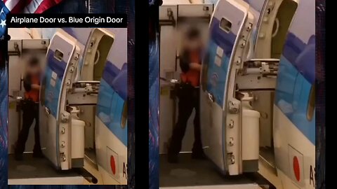 Airplane door vs Blue Origin door..👀