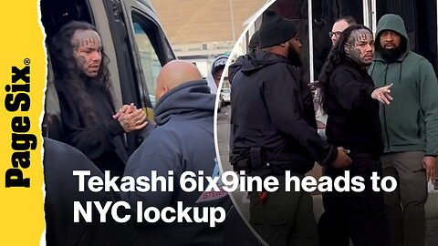 Tekashi 6ix9ine heads to NYC lockup after violating his probation