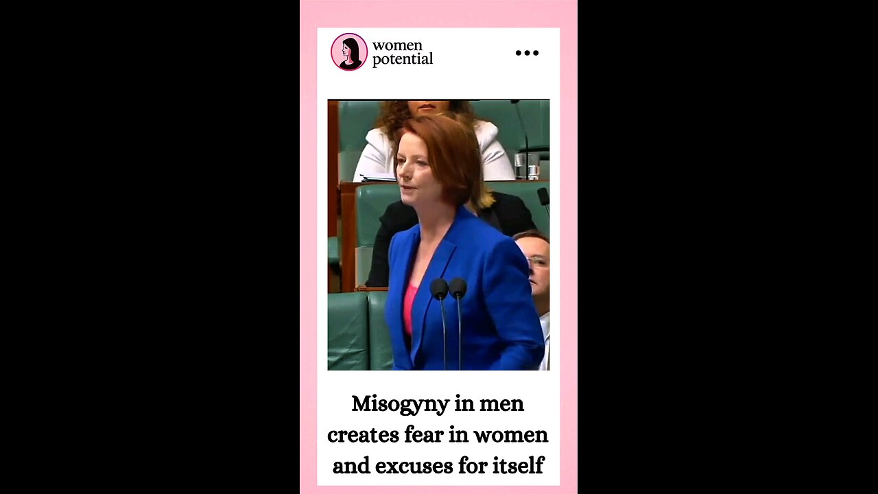 misogyny is a weapon against women.