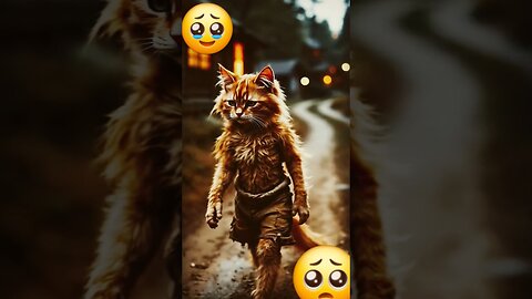 Cat and superhero funny video, Ai animation petsvideo #cat #catfunny #wildlife #pets
