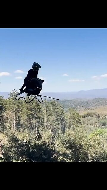 World's first flying bike