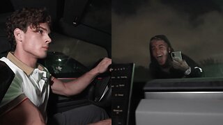 Man Jumps on Clavicular’s Tesla