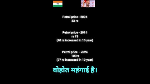 मोदी हैं तो महंगाई हैं। मोदी हटाओ देश बचाओ #modi #bjp #india #narendramodi #amitshah #congress