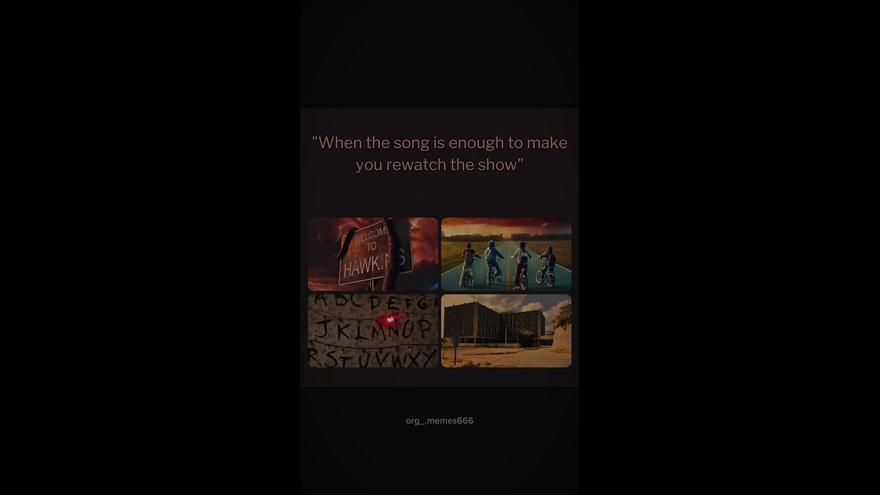 when the music 🎵 is enough to re-watch the show🌆