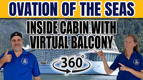 Ovation Of The Seas Inside Cabin W/Virtual Balcony – 360° Walkthrough