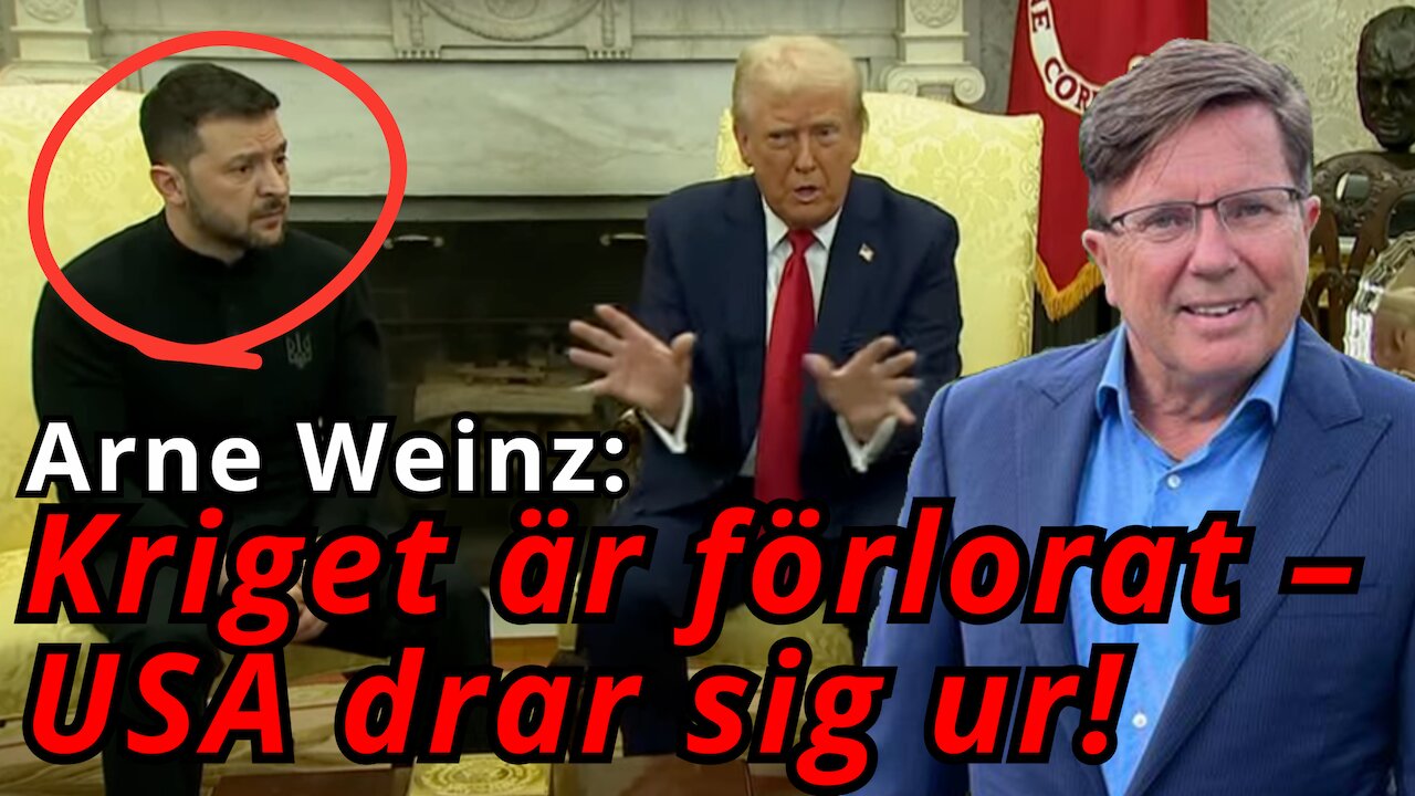 Zelenskys desperata raseri – USA vänder honom ryggen - Arne Weinz