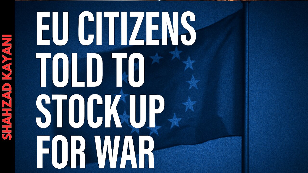 EU Citizens Told to Stock Up For WAR