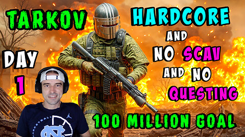 🔴LIVE - DAY 1 - ATTEMPTING TO MAKE 100 MIL IN TARKOV HARDCORE WITHOUT SCAVING OR QUESTING - NEFFEX