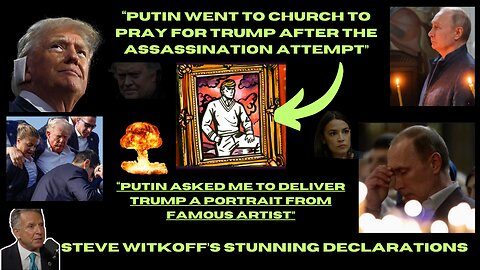 PUTIN GIFTED TRUMP A PORTRAIT FROM FAMOUS ARTIST... Steve Witkoff SHOCKING REVELATIONS #ukrainewar