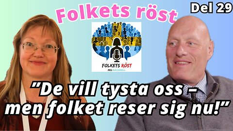 Här lämnar Gjutarenäfve Frihetsnytts studio...varför? Se intervjun! - Folkets röst 29