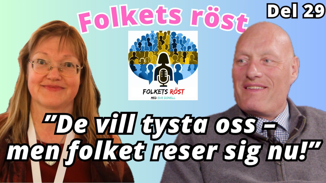 Här lämnar Gjutarenäfve Frihetsnytts studio...varför? Se intervjun! - Folkets röst 29