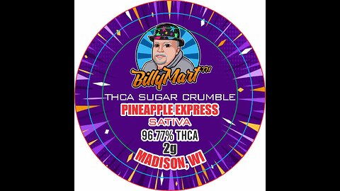 BillyMart™ THCA Dab -Pineapple Express