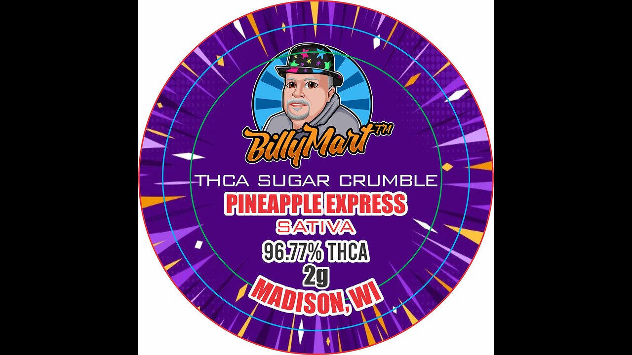 BillyMart™ THCA Dab -Pineapple Express