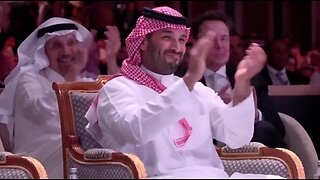 Saudi's Bin Salman and the Entire Crowd give POTUS a Standing Ovation
