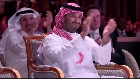 Saudi's Bin Salman and the Entire Crowd give POTUS a Standing Ovation