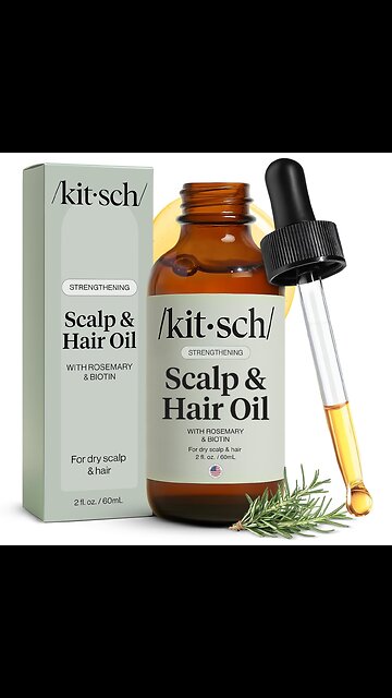 Kitsch Rosemary Oil Pre-Wash Strengthening Hair Oil
