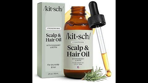Kitsch Rosemary Oil Pre-Wash Strengthening Hair Oil