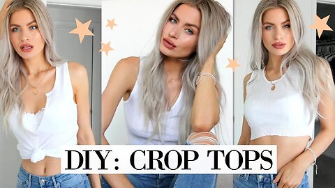 DIY Crop Tops — Turn Tank Tops into Easy Summer Styles