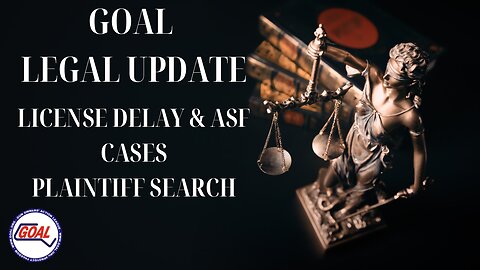 GOAL Legal Update - Plaintiff Search