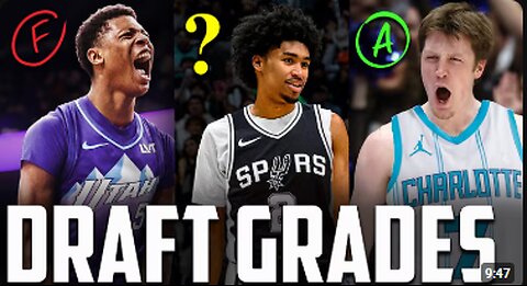 Grading EVERY Pick Made In The Top 10 Of The 2025 NBA Draft...