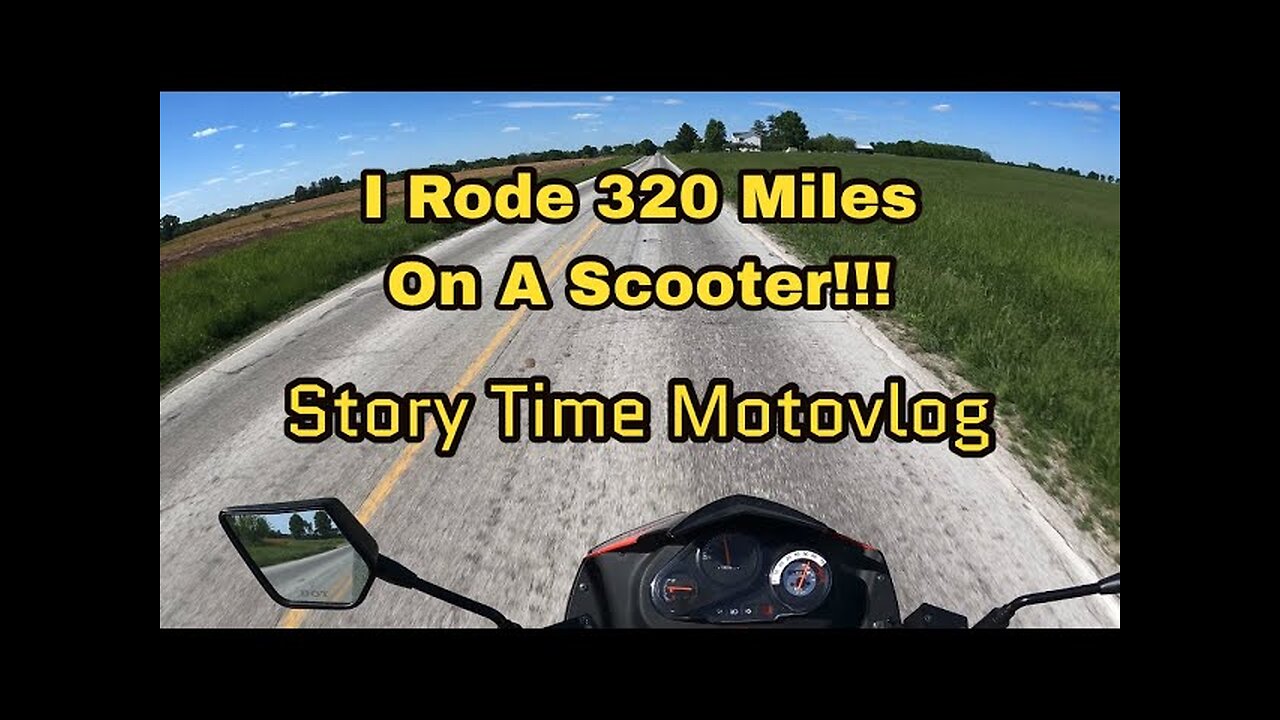 I Rode 320 Miles On A Scooter!!! (Storytime Motovlog)