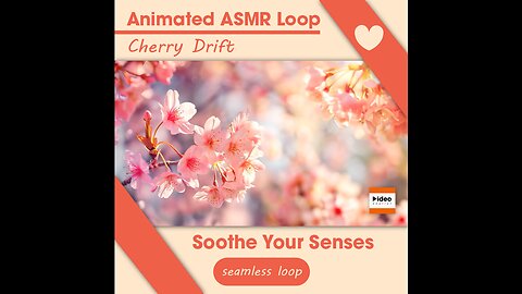 🌸Cherry Drift • Therapeutic Meditation Relaxation & Stress-Relief Nature • Low Stim 4K Ambient Calm