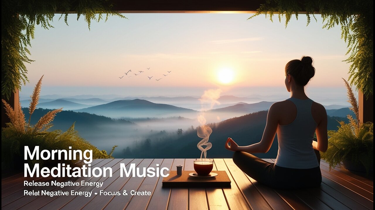 🌅 Morning Relaxing Meditation Music 💥 Release Negative Energy 💔 | Wake Up 🌞 | Study 💼