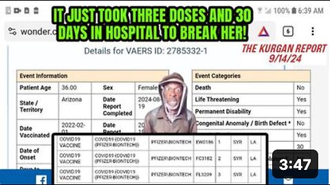 "36-Year-Old Arizona Woman Severely Affected by Three Vaccine Doses: VAERS Report"