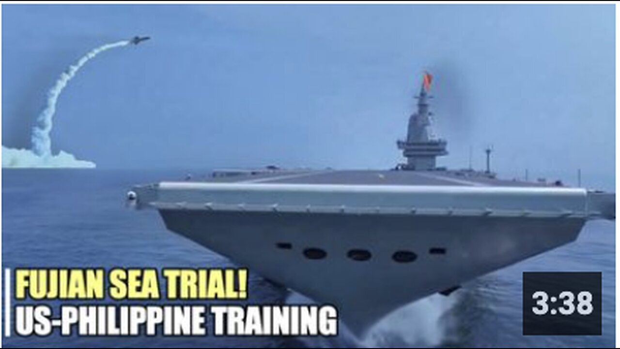 "Imposing Fujian Super Carrier Returns"