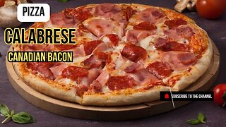 Calabrese + Canadian Bacon = Epic Pizza Combo! 🍕🔥
