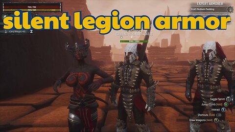 Conan Exiles farming silent legion armor and leveling up unnamed city busty boobs