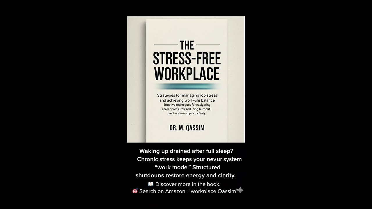 Reset Your Nervous System & Fix Morning Fatigue | Workplace Qassim