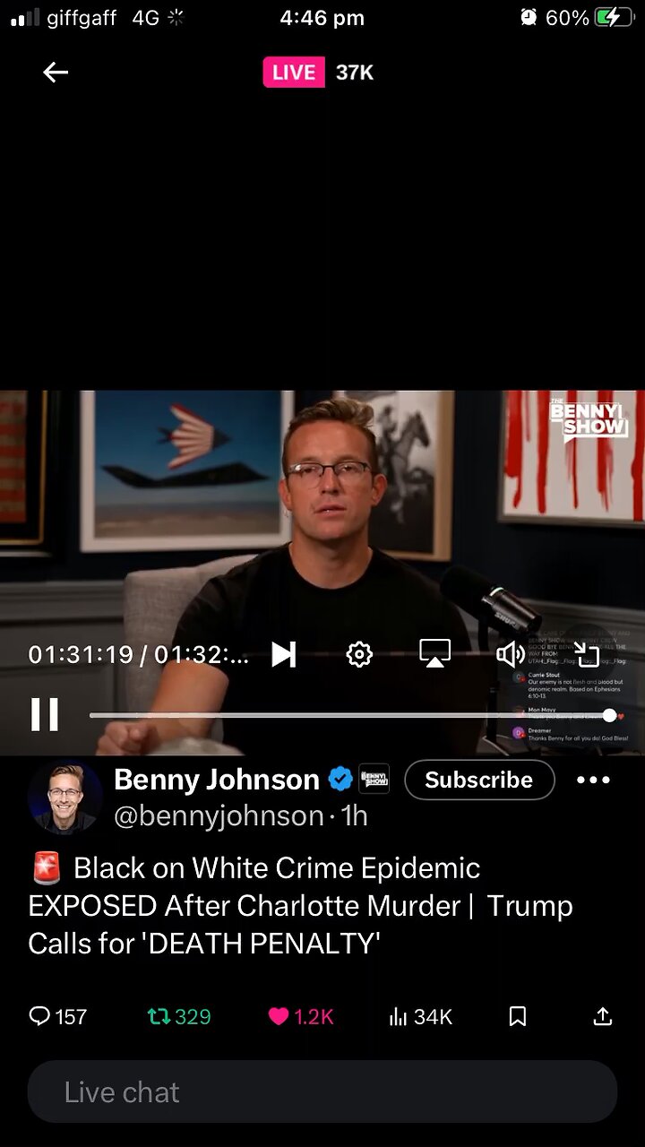 Benny Johnson clip 10/09/2025