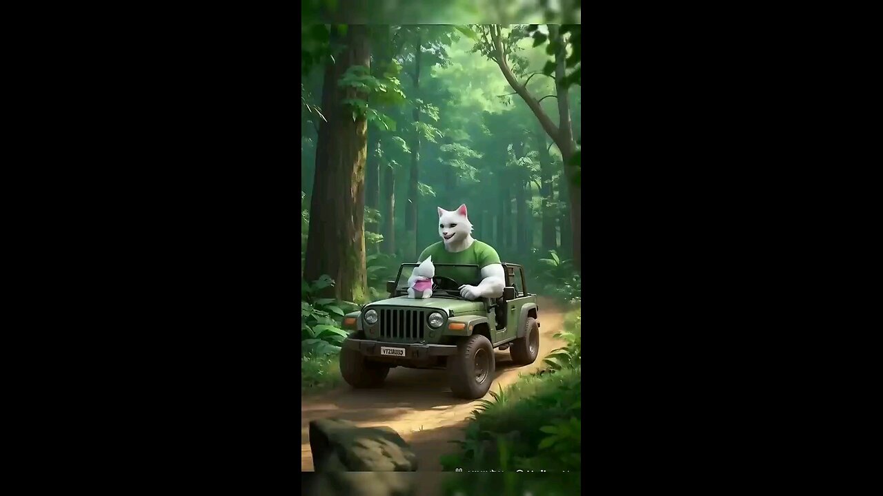 Kitten attacked by Bear 🐻 Father cat vs bear #cute #cat #shorts