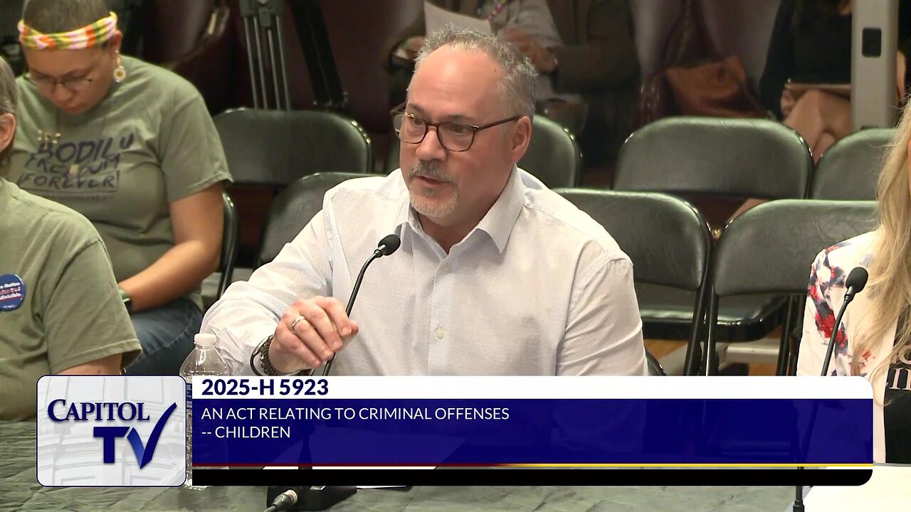 Bob Chiaradio Strongly Supports RI H5923 Calling For Criminal Punishment Of Distributing Pornography Depicting Minors