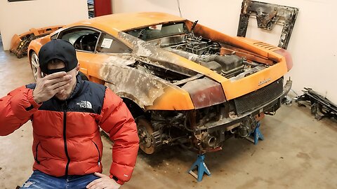 Rebuilding a Burnt Damaged Lamborghini! |EP. 3