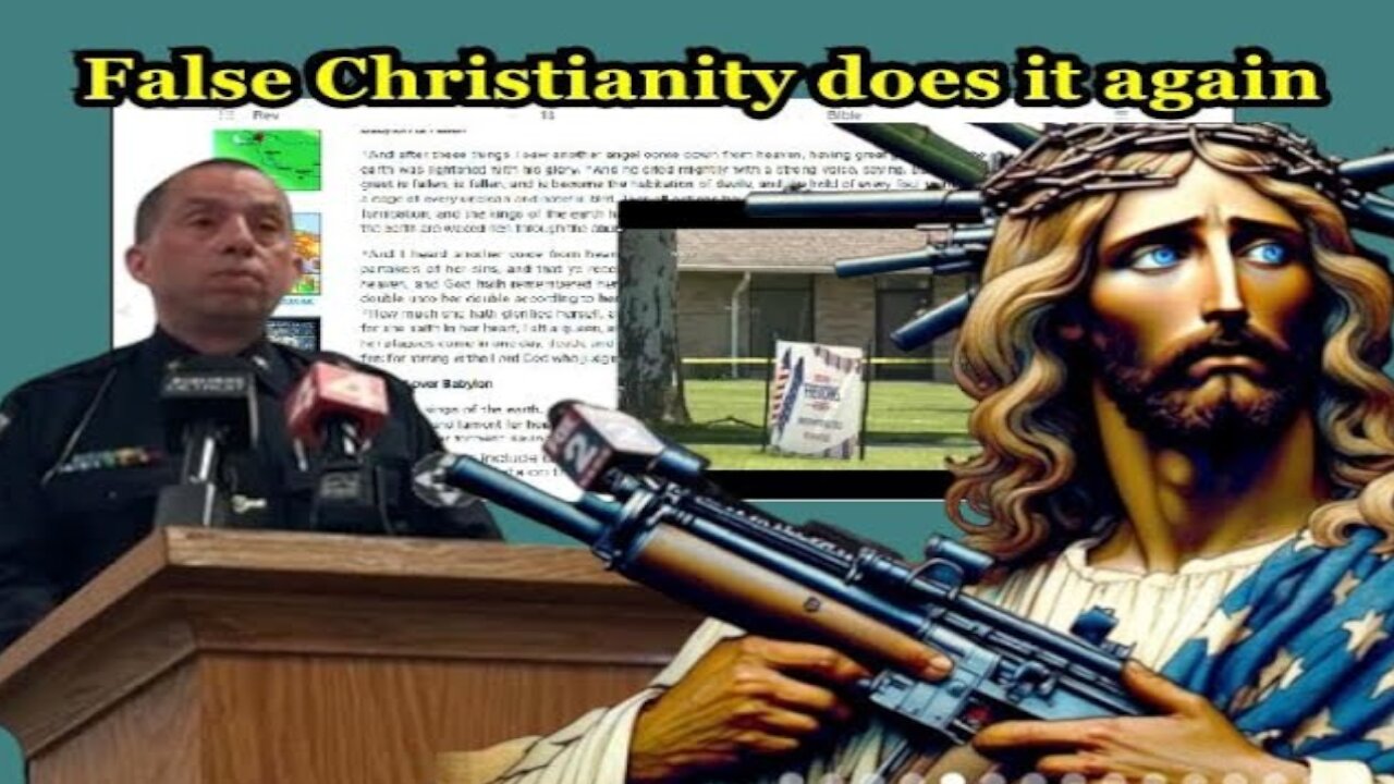 MORE SHOOTINGS AND KILLINGS IN THE CHRISTIAN CHURCH GOD IS NOWHERE TO BE FOUND IN THEM SICK TEMPLES!