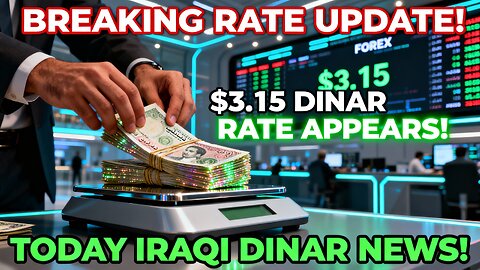 💥 $3.15 Dinar Rate Appears Briefly on Forex Data! 💥 Today Iraqi Dinar News!