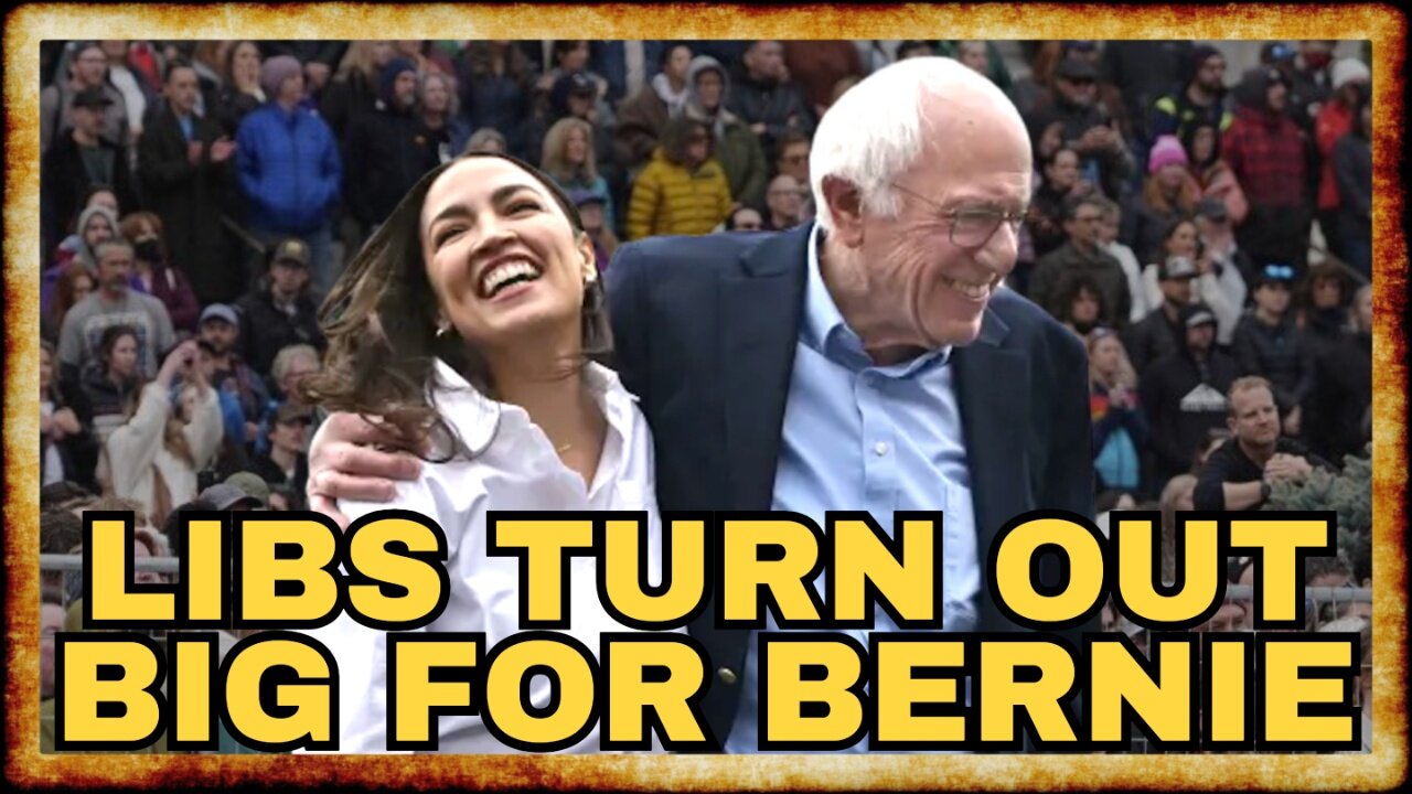 Bernie, AOC Draw HUGE CROWDS of Normie Dems 10 Years TOO LATE