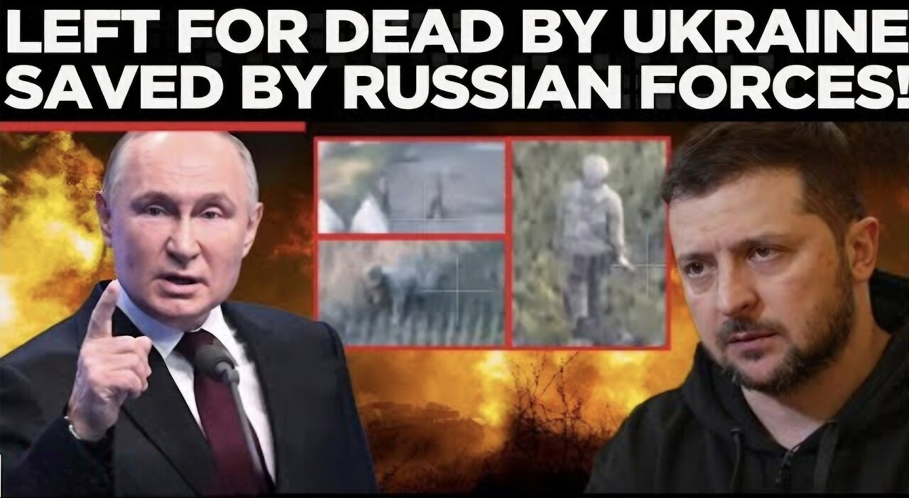 WATCH: Ukrainian Soldiers Crawl to Surrender, Russian Drone Leads Them to Safety!