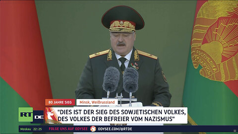 Lukaschenko: "Dies ist der Sieg des sowjetischen Volkes, des Volkes der Befreier vom Nazismus"