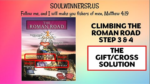 CLIMBING THE ROMAN ROAD STEP 3 & 4 (THE GIFT/CROSS SOLUTION)