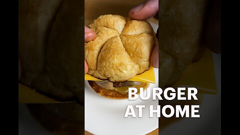 Making a Delicious Burger at Home 🍔🏠🔥