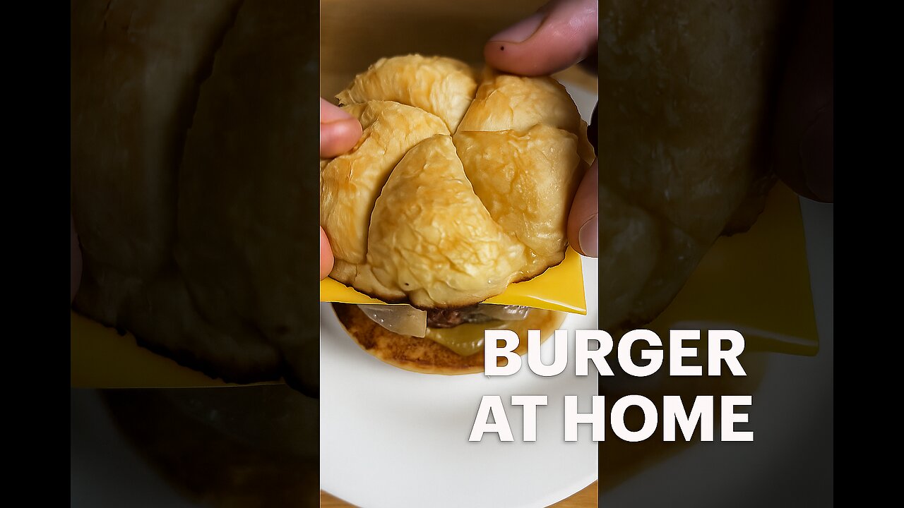 Making a Delicious Burger at Home 🍔🏠🔥