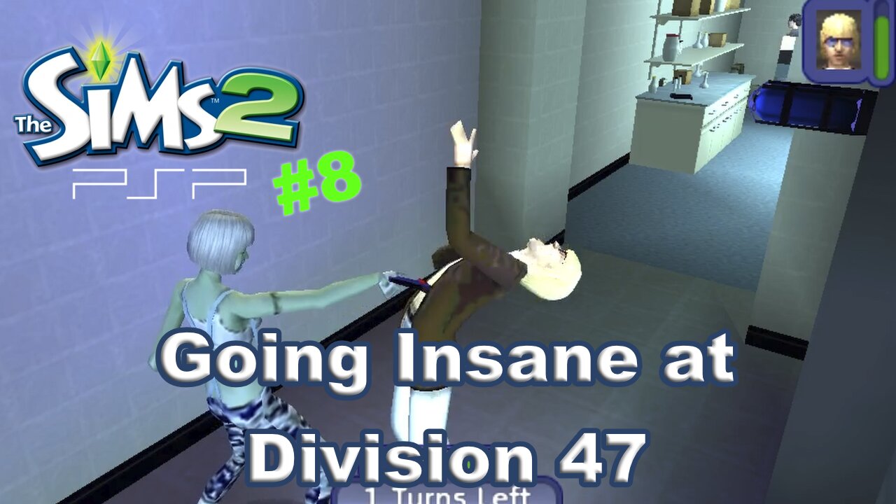 Sims 2 PSP Part 8: Going Insane at Division 47