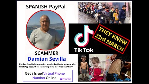 WHY DID TikTok NOT WARN EVERYONE ON 23rd March ABOUT GAZA STARVATION SCAM ??