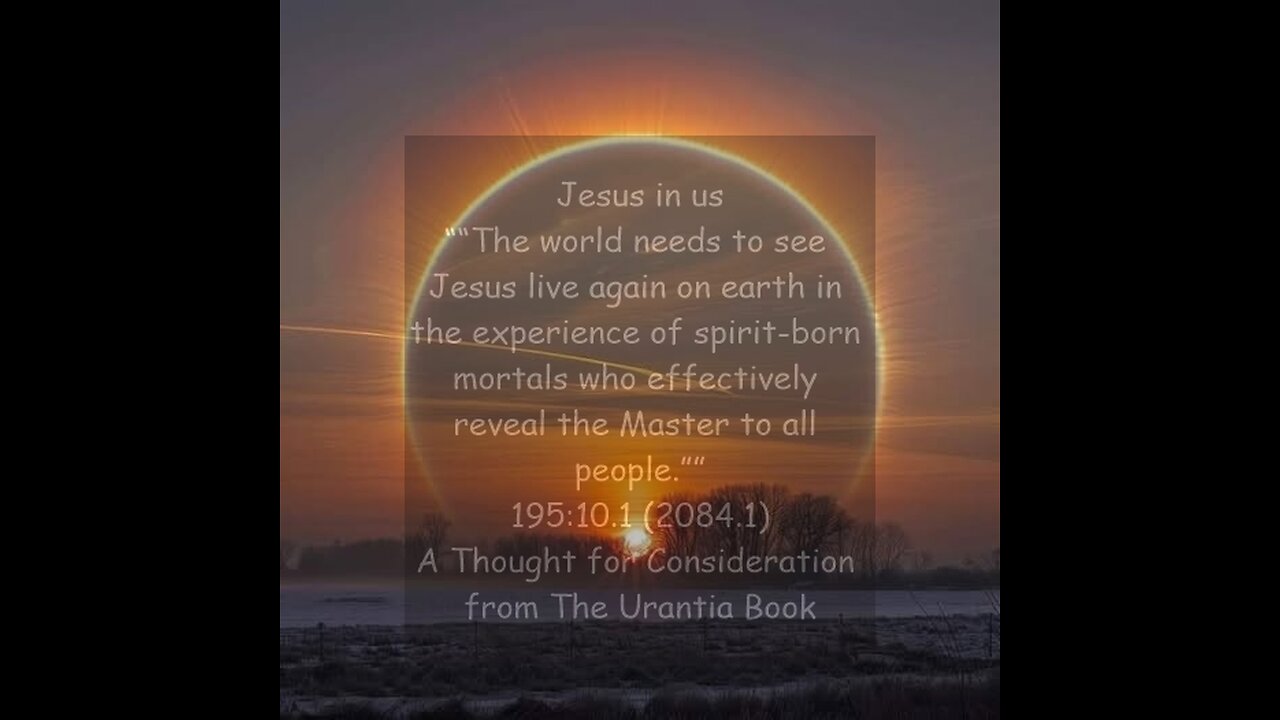 Jesus in Us - The Hope of Brotherhood - Reborn Hope