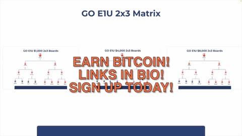 Go.E1ULife Tutorial Clip 5. (Earn BitCoin)