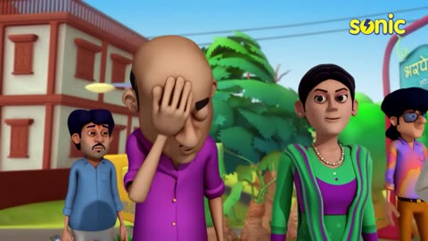 Invisible Oil का कमाल 😂 Motu Patlu फिसलते रह गए! | Motu Patlu Funny Story Hindi